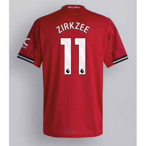 Manchester United Joshua Zirkzee #11 Hemmatröja 2025-26 Kortärmad Manchester United Joshua Zirkzee #11 Hemmatröja 2025-26 Kortärmad